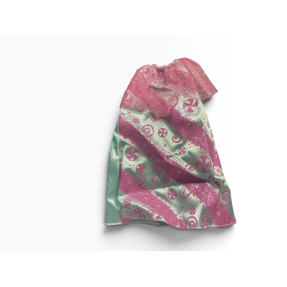 Barbie Dreamtopia Princess Candy Print Gown Skirt Mint Green Purple
